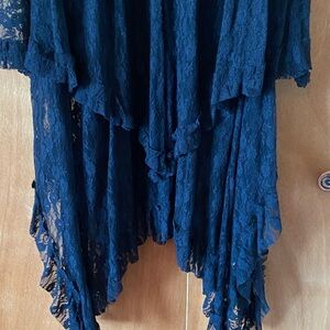 Black lace, gypsy dress